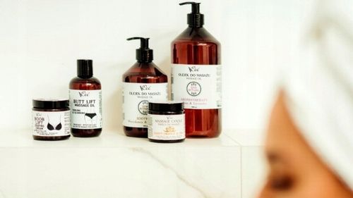 OLEJEK DO MASAŻU NATURALNY WEGAŃSKI VCEE ROSE&LAVENDER 1000ML na Arena.pl