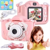 APARAT CYFROWY FOTOGRAFICZNY KAMERA GRY SMYCZ ZABAWKA DLA DZIECI DOG PIESEK