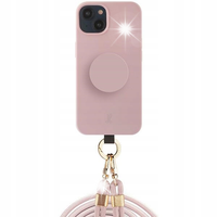 ETUI DO IPHONE 15 6.1" JUST ELEGANCE POPGRIP RÓŻOWY