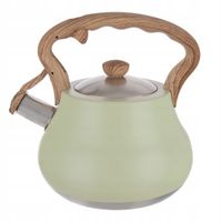 Czajnik z Gwizdkiem ORION GREENISH 3 L Stalowy Zielony Soft Touch Indukcja