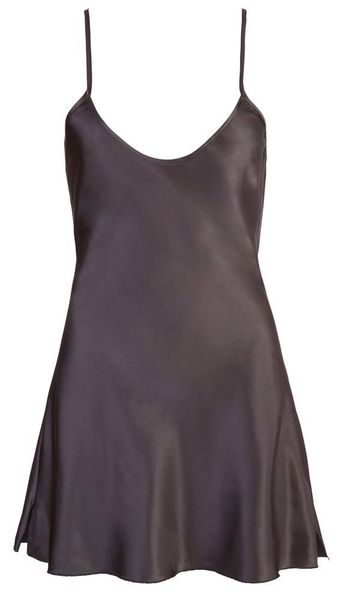 Satin Chemise Black L zdjęcie 3