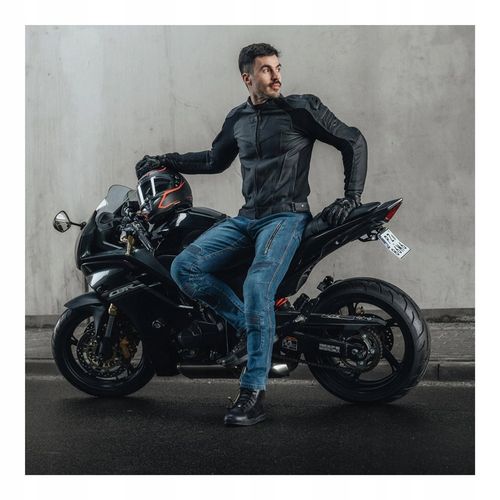 Spodnie jeansy motocyklowe REBELHORN VANDAL DENIM BLUE niebieski GRATISY na Arena.pl
