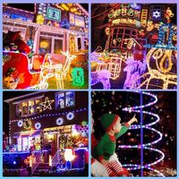 WĄŻ Świetlny 20m LED LAMPKI CHOINKOWE MULTIKOLOR KOLOROWY