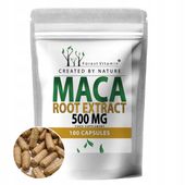 MACA EKSTRAKT 500mg DER 10:1 100kaps ENERGIA WITALNOŚĆ LIBIDO TESTOSTERON