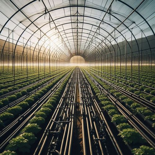 ZESTAW LINIA kroplująca Z KOMPENSACJĄ wąż ogrodu NAWODNIENIE 100M SET4 na Arena.pl