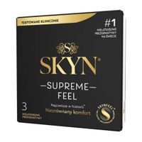 prezerwatywy nielateksowe ultracienkie skyn supreme feel 3 sztuki