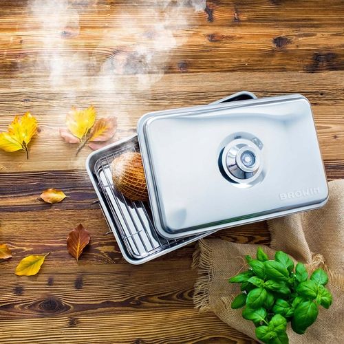 Wędzarnia Balkonowa ZESTAW Stalowa Do Ryb Serów Wędlin Zrębki Paliwo na Arena.pl