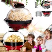 MASZYNA DO ROBIENIA POPCORNU DOMOWA AUTOMATYCZNA URZĄDZENIE MASZYNKA SZYBKA