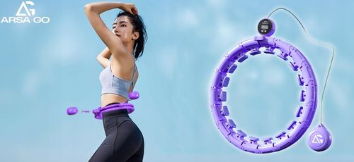 HULA HOP Z OBCIĄŻNIKIEM ODCHUDZAJĄCE Z LICZNIKIEM SMART HULAHOP na Arena.pl