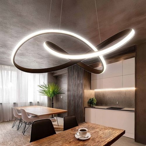 Lampa sufitowa LED wisząca żyrandol LED do salonu kuchni Nowoczesna na Arena.pl