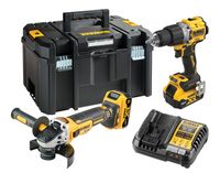 ZESTAW WKRĘTARKA DCD805 + SZLIFIERKA KĄT. DCG405 18V 2*5.0AH - DW DCK2026P2