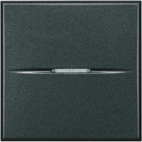 AXOLUTE - Łącznik jednobiegunowy 10AX (zaciski automatyczne) 2 moduły AXIAL antracyt Bticino HS4001M2AN