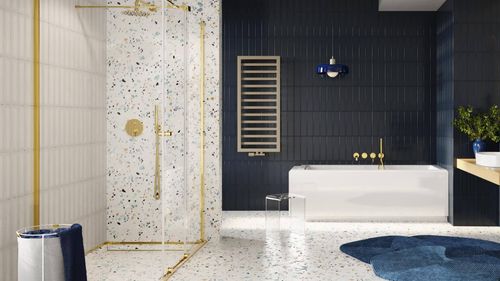 Brego grzejnik łazienkowy 115x50 cm, cappuccino na Arena.pl