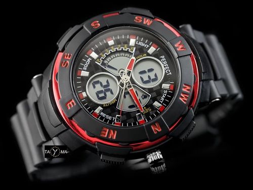 PERFECT SHOCK - black/red (zp158c) na Arena.pl
