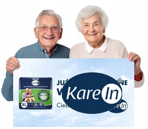 PIELUCHOMAJTKI PAMPERSY DLA DOROSŁYCH KAREIN CLASSIC XL 30 SZTUK na Arena.pl