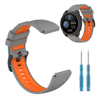 Pasek do Garmin Fenix 7X / Epix Pro Gen 2 51mm na zegarek 26mm dwukolorowy