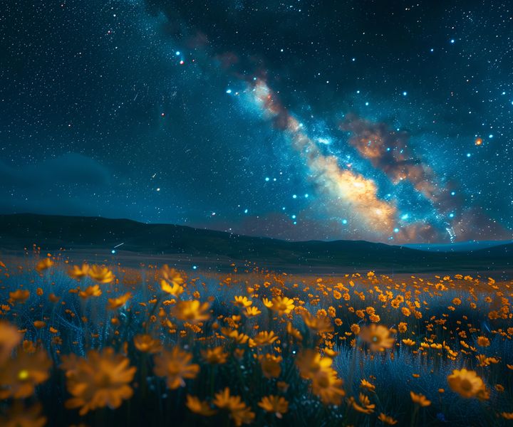 Plakat 60x50cm Nocne Niebiosa zdjęcie 1