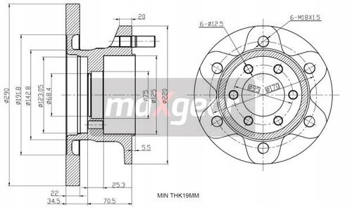 TARCZA HAM. IVECO P. 96- MAXGEAR na Arena.pl