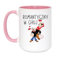 Duży Biało-Różowy 450 ml