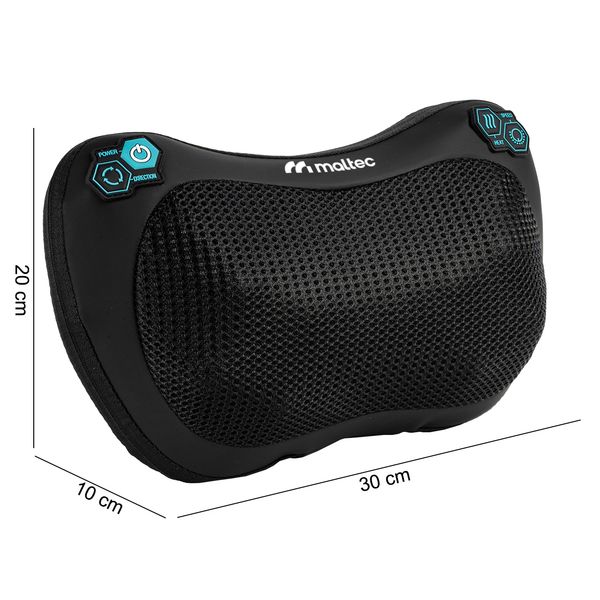 Masażer Poduszka Masująca Shiatsu Do Pleców Karku Nóg Ciała Grzejący zdjęcie 2