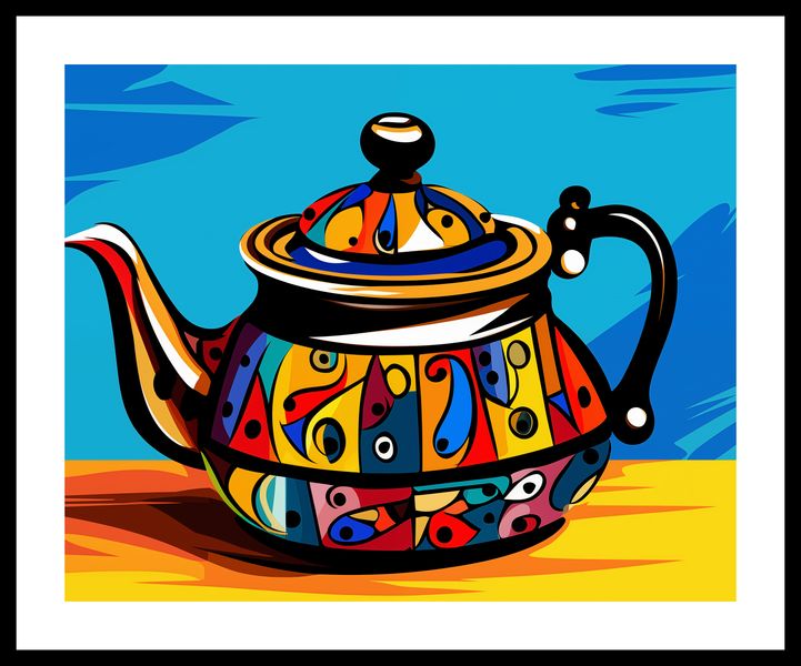 Plakat 50x40cm Może Herbatki? zdjęcie 3