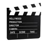 Klaps filmowy studyjny klapka reżyserska, 18x20 cm
