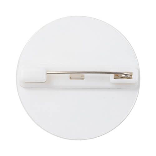 Identyfikator akrylowy Ø 3,8 cm do sublimacji - koło zdjęcie 2