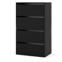 Szafka Na Buty Regał Stojak Półka Komoda Do Przedpokoju 60cm Czarny Mat