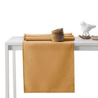 Zestaw obrus + bieżnik plamoodporny EMPIRE 115x300 + 30x300 Złoty
