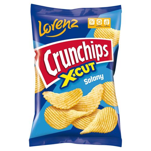 Crunchips X-Cut Chipsy ziemniaczane solony 140 g na Arena.pl