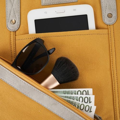 torebka damska shopper duża na ramię z dodatkową kosmetyczką wegańska na Arena.pl