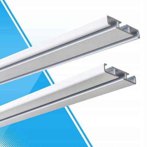 KOWALSKI SZYNA SUFITOWA ALUMINIOWA BIAŁA 200 CM POJEDYNCZA PODWÓJNA na Arena.pl