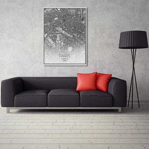 Deco Panel, Mapa Paryża 60x80 na Arena.pl