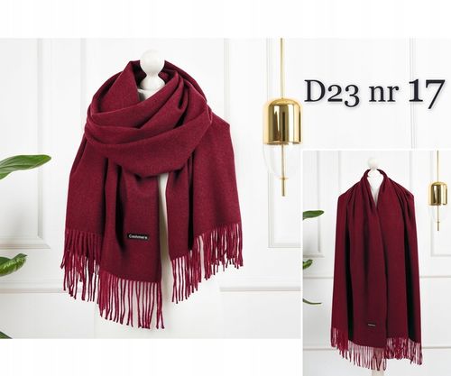 CIEPŁY SZAL KLASYCZNY SZALIK DAMSKI ELEGANCKI MODNY BRĄZOWY KOLORY na Arena.pl