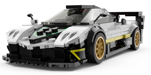 Autko 1:28 Pagani Zonda R Klocki Biały Rastar na Arena.pl