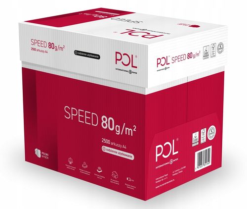 Papier ksero Polspeed A4 80g - 5 szt. na Arena.pl