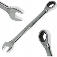Klucz płasko-oczkowy GEKO G10310 10 mm z grzechotką CrV 72 zęby