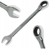 Klucz płasko-oczkowy GEKO G10310 10 mm z grzechotką CrV 72 zęby