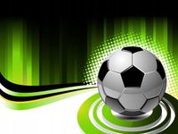 Fototapeta piłkarska piłka nożna 3d GOL 360x240