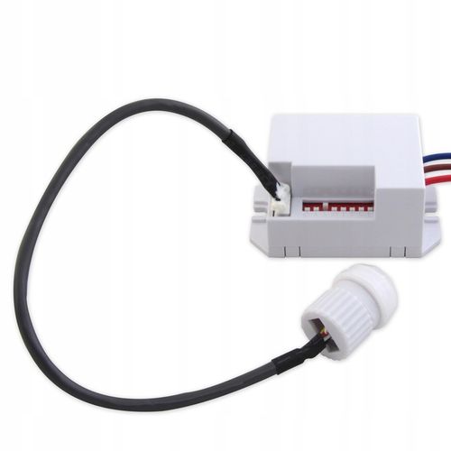 CZUJNIK RUCHU ZMIERZCHU LED montażowy PIR przewód na Arena.pl