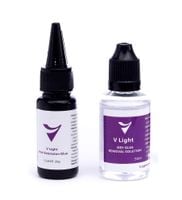 V-LIGHT CLEAR + REMOVAL PRZEDŁUŻANIE WŁOSÓW KLEJ ŻEL PRZEŹROCZYSTY ZESTAW