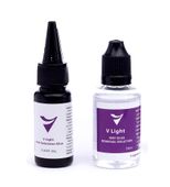 V-LIGHT CLEAR + REMOVAL PRZEDŁUŻANIE WŁOSÓW KLEJ ŻEL PRZEŹROCZYSTY ZESTAW