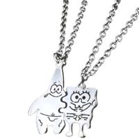 NASZYJNIK PRZYJAŹNI BEST FRIENDS SpongeBob zestaw