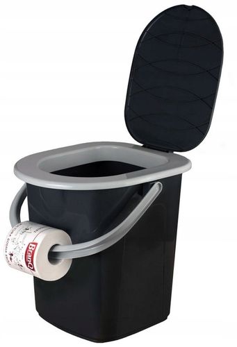 BRANQ - Toaleta turystyczna przenośna - WC na działkę - wiadro - 15,5 L na Arena.pl