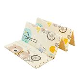 mata edukacyjna Miś na rowerze 200x180x1 cm