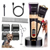 MASZYNKA DO STRZYŻENIA PSÓW PSA KOTA ZWIERZĄT ZESTAW CICHA PROFESJONALNA