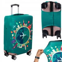 Pokrowiec Na Walizkę Podróżną Ochronny Etui Rozmiar L Duży Bagaż 70x50x30cm