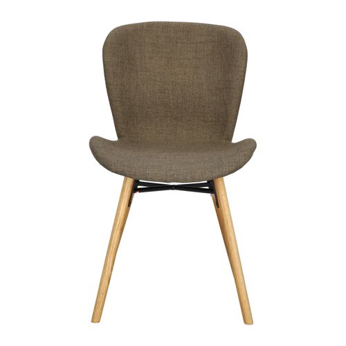 Krzesło Batilda Khaki tapicerowane na Arena.pl