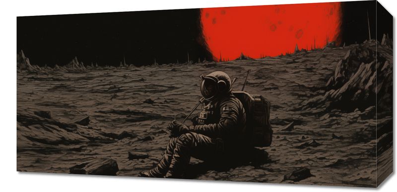 Obraz 60x30cm Samotność w Kosmosie zdjęcie 1