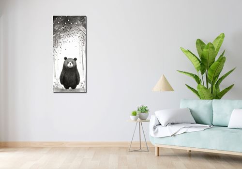 Obraz 40x100cm Ciekawski Miś na Arena.pl